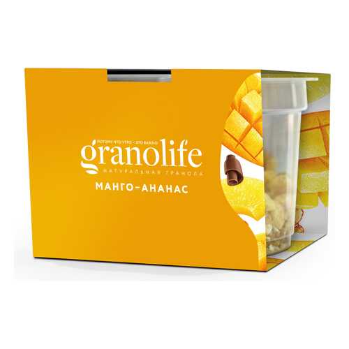 Гранола Granolife манго-ананас 60 г в Окей