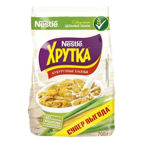Хлопья Хрутка кукурузные хрустящие, обогащенные кальцием 700 г в Окей