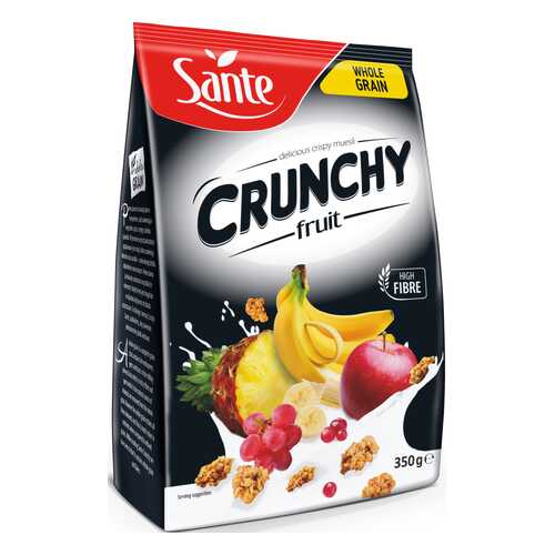 Хлопья Sante Crunchy Овсяные с фруктами 350г в Окей