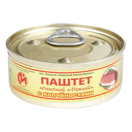 Консервы мясные ЙОМ паштет печеночный с копченостями №1 с ключом 100 г в Окей