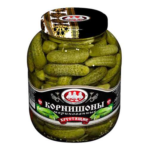 Корнишоны Скатерть Самобранка маринованные 1375 г в Окей