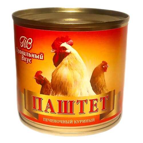 Паштет печнночный куриный Правильный вкус 240 гр. в Окей