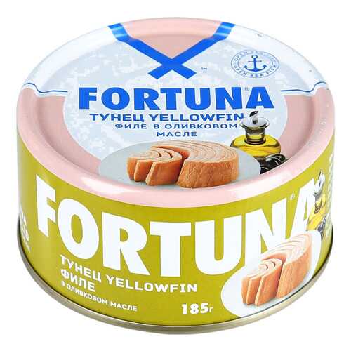 Тунец Fortuna филе в оливковом масле 185 г в Окей
