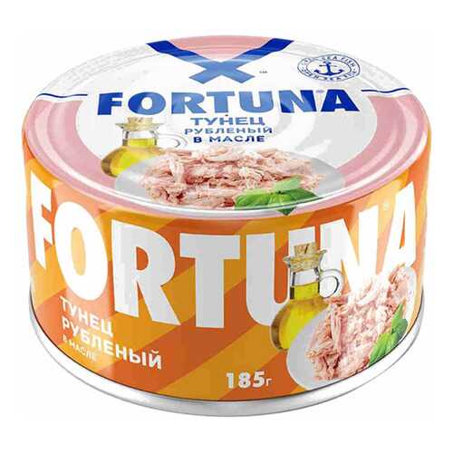 Тунец Fortuna рубленый в масле 185 г в Окей