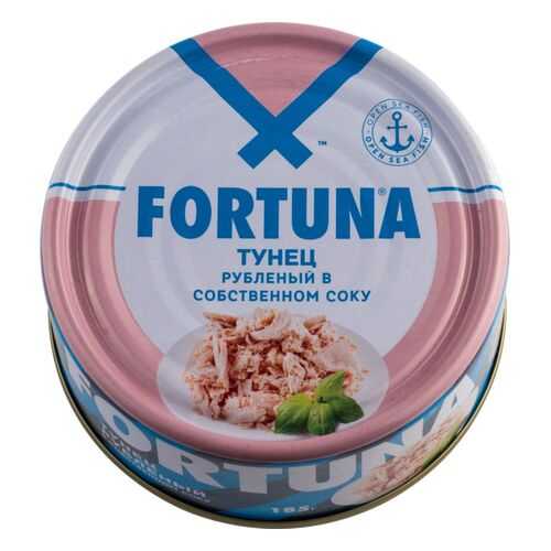 Тунец рубленый Fortuna в собственном соку 185 г в Окей