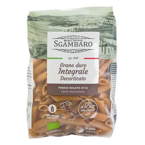 Изделия макаронные Sgambaro Bio Пенне Ригате №45 цельнозерновые 500 г в Окей