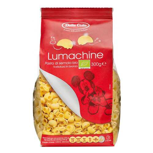 Макаронные изделия Dalla Costa lumachine bio Disney 300 г в Окей