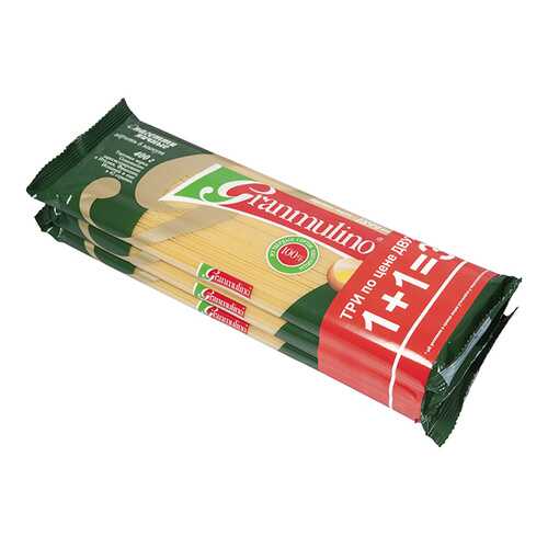 Макароны Granmulino спагетти яичные смотка 3*400 г в Окей