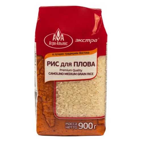 Рис Агро-Альянс для плова 900 г в Окей