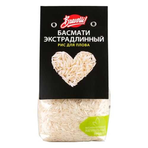 Рис для плова басмати Bravolli! экстрадлинный 350 г в Окей