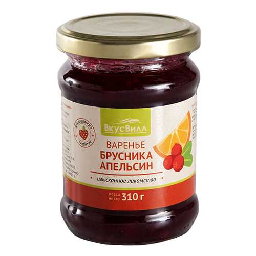 Варенье брусника - апельсин 310 г в Окей