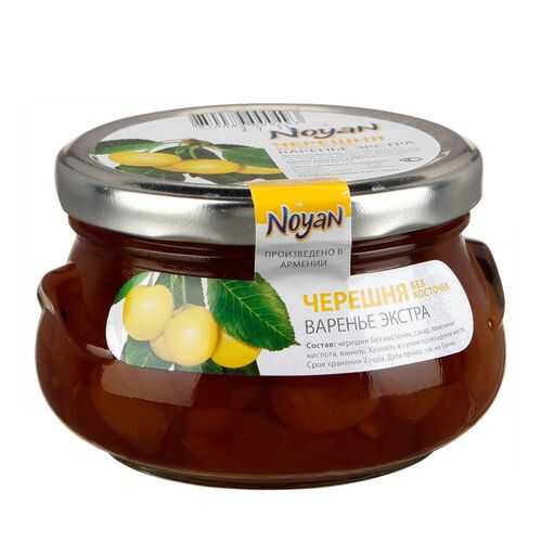 Варенье Noyan из черешни без косточек 450 г в Окей