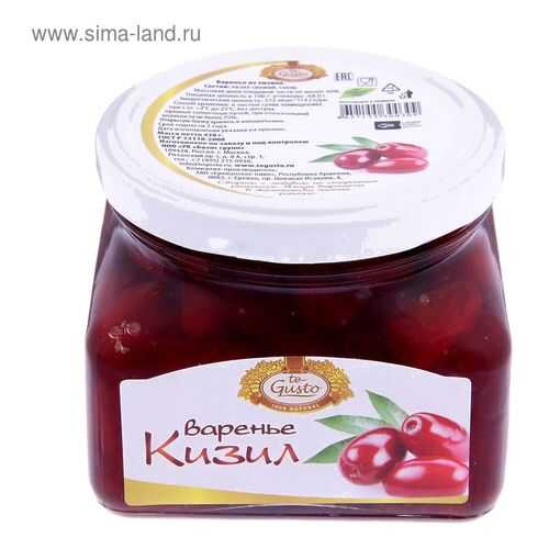 Варенье Te Gusto из кизила 430 г Армения в Окей