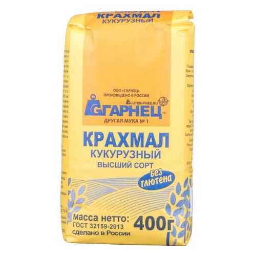 Крахмал кукурузный Гарнец высший сорт 400 г в Окей