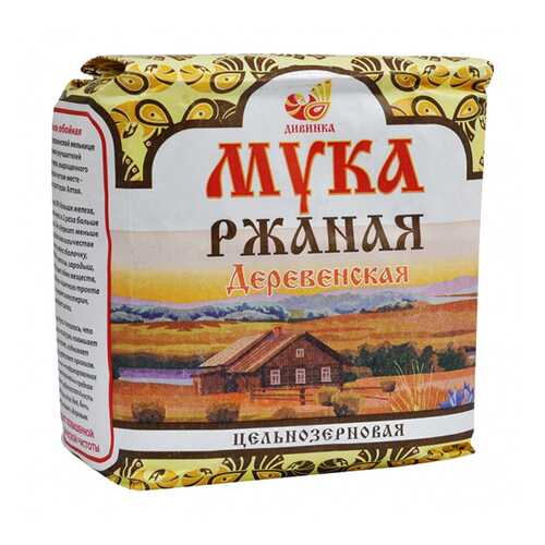 Мука Дивинка ржаная цельнозерновая 1 кг в Окей