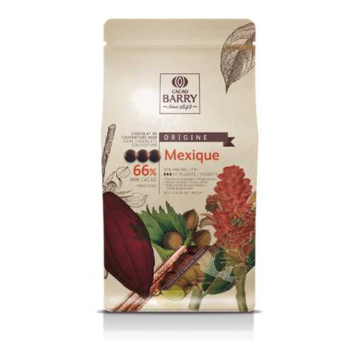 Шоколад Cacao Barry MEXIQUE - Темный, 66%, 1кг. (CHD-N66MEX-2B-U75) в Окей