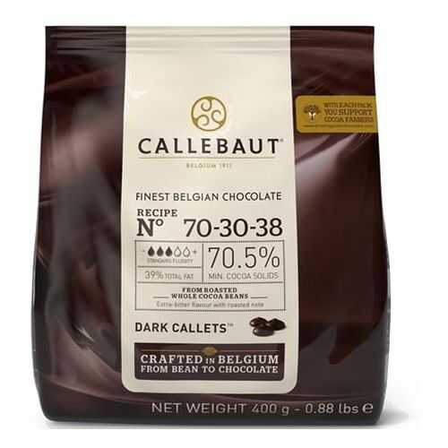 Шоколад темный Callebaut 70.5% какао (70-30-38-E0-D94) 0.4 кг в Окей