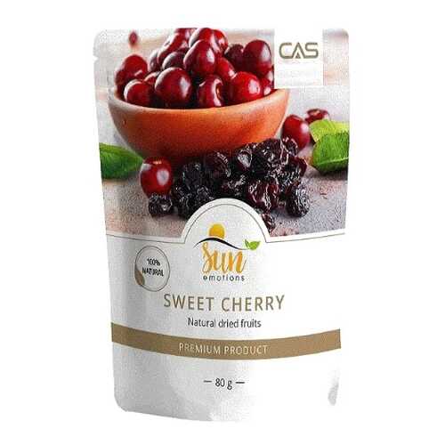 Черешня Sun Emotions сушеная без косточек 80 г в Окей