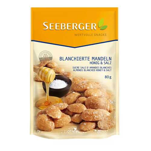 Миндаль жареный с солью и медом Seeberger 80 г в Окей