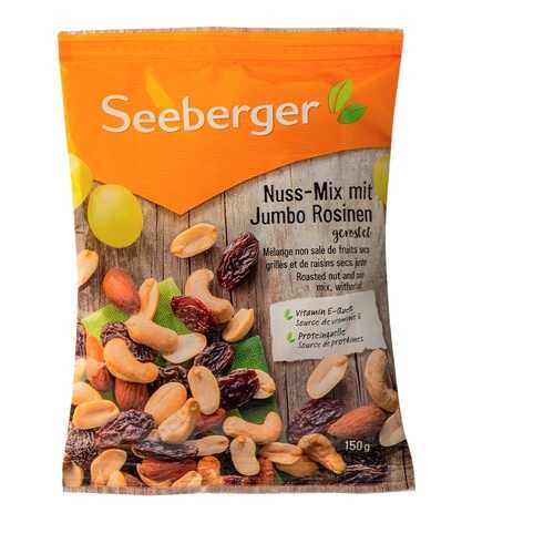 Смесь Seeberger Джамбо обжаренные ядра орехов и темного изюма 150г Германия в Окей
