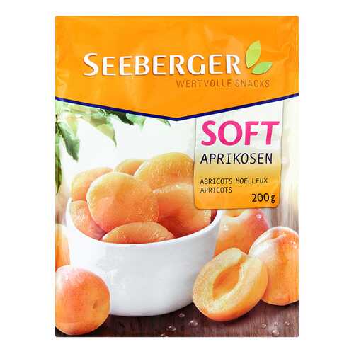 Сухофрукты Seeberger абрикосы мягкие 200 г в Окей