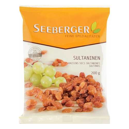 Сухофрукты Seeberger изюм султанский без косточек 200 г в Окей