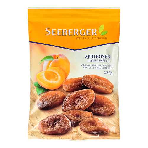 Сухофрукты Seeberger курага несульфитированная 125 г в Окей