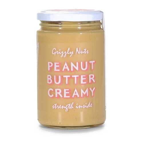 Паста арахисовая Grizzly Nuts кремовая 370г стекло Россия в Окей