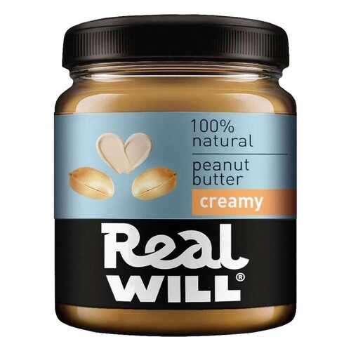 Паста арахисовая Real Will кремовая 330 г в Окей