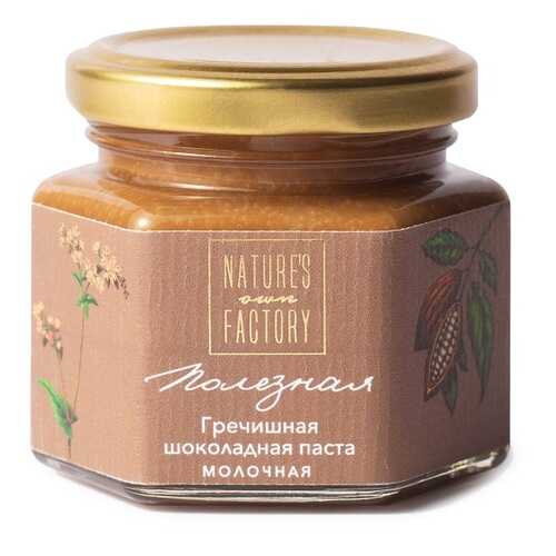 Паста Гречишная шоколадно-ореховая молочная Nature's Own Factory 120 г Россия в Окей
