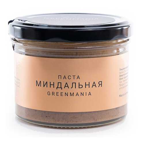Паста GreenMania миндальная 200 г в Окей