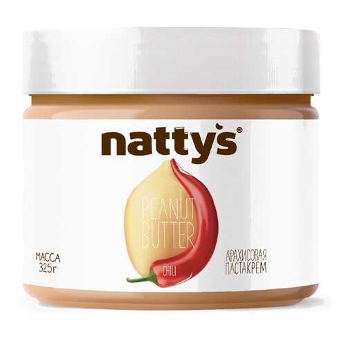 Паста Nattys Chili арахисовая с перцем чили и морской солью в Окей