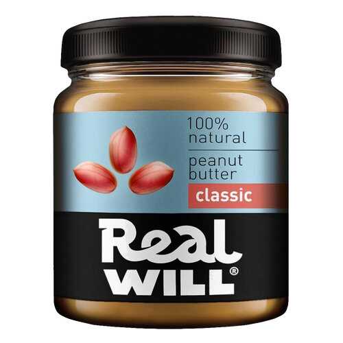 Real Will Peanut butter классическая 500 г в Окей