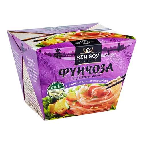Фунчоза Sen Soy под тайским соусом с ананасом и тамариндом 125 г в Окей