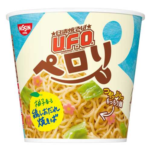 Лапша NISSIN U.F.O с юдзу курицей и солью стакан 73 г в Окей