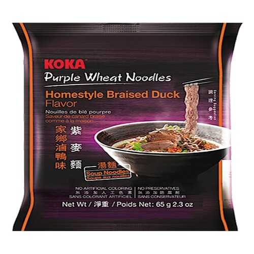 Лапша сингапурская Koka со вкусом утки в пакете 85 г в Окей