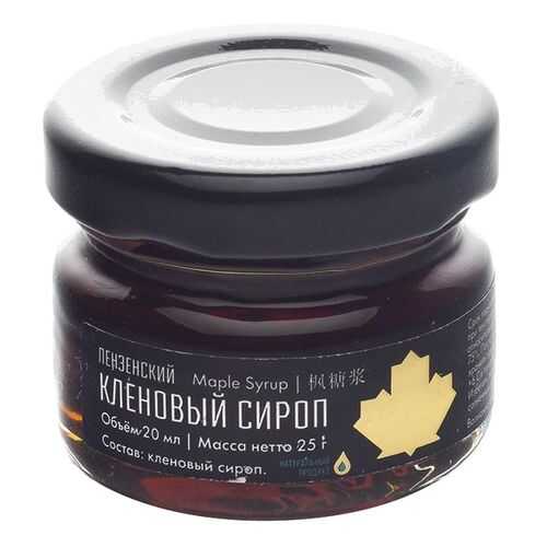 Пензенский кленовый сироп 20 мл в Окей