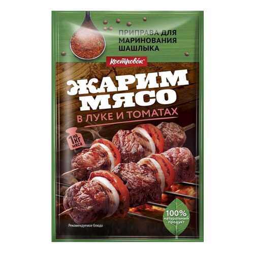 Приправа для маринования мяса в луке и томатах Костровок, 25г в Окей