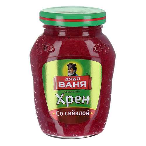 Хрен Дядя Ваня столовый со свеклой 140 г в Окей