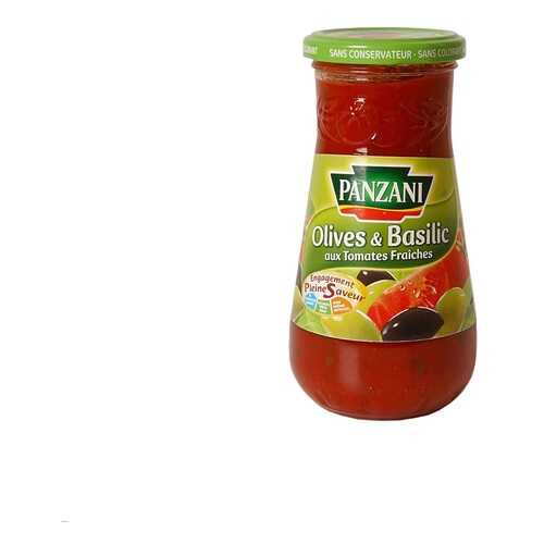 Соус для спагетти с оливками и базиликом, Panzani, 400 г, Франция в Окей