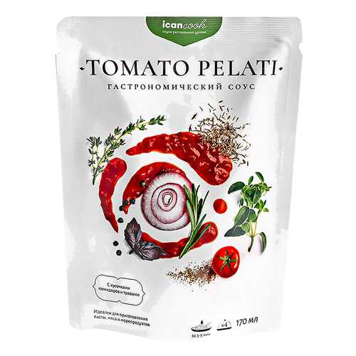 Соус icancook Tomato pelati гастрономический 170 мл в Окей