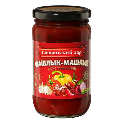 Соус Славянский дар томатный Шашлык-машлык 360г в Окей