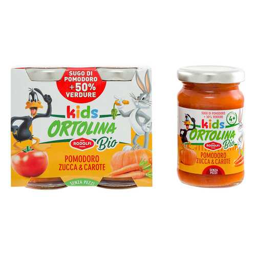 Соус томатный Ortolina Kids Bio с тыквой и морковью 2 шт 100 г в Окей