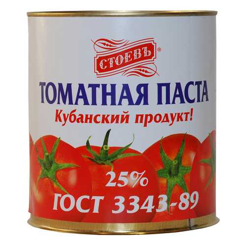 Томатная паста Стоевъ 3000 г в Окей