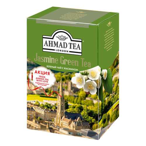 Чай Ahmad Tea байховый зеленый листовой жасмин 100 г в Окей