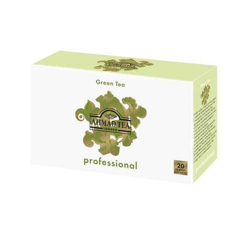 Чай Ahmad Tea Professional, Зелёный чай, листовой, в пакетах для чайников, 20х5г в Окей