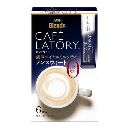 Чай черный AGF Cafe Latory Бленди крепкий с молоком без сахара 6 шт в Окей