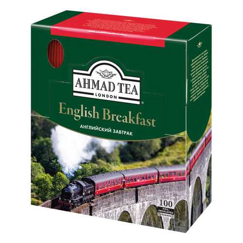 Чай черный Ahmad Tea english breakfast 100 пакетиков в Окей