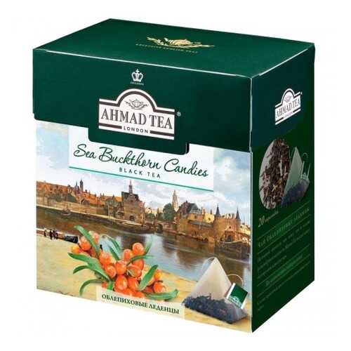 Чай черный Ahmad Tea облепиховые леденцы 20 пакетиков в Окей