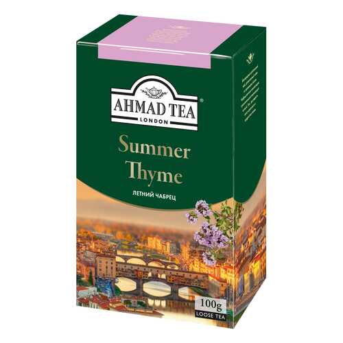 Чай черный Ahmad Tea summer thyme 100 г в Окей